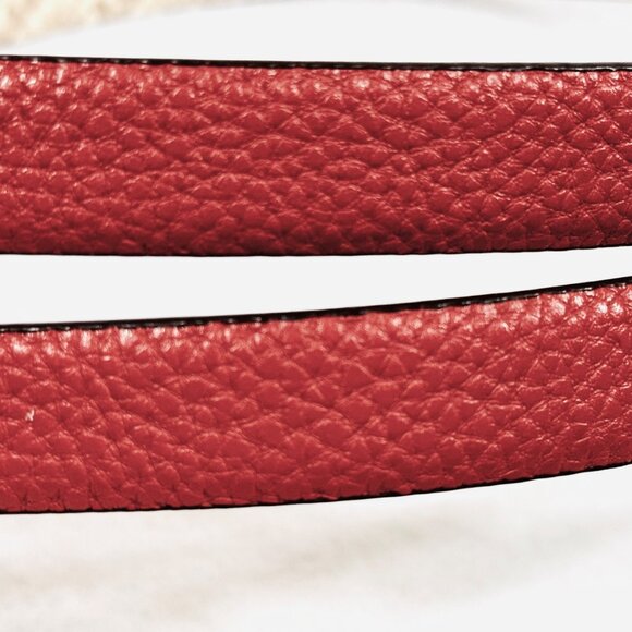 Steve Madden Faux Leather Reversible Belt w/Twist Buckle - Size M - Picture 8 of 11